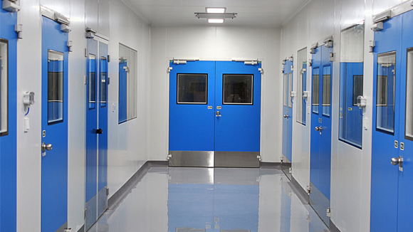 Doors clean room